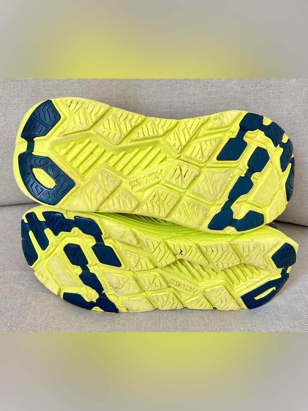 HOKA One One Rincon 2 Blanc de Blanc Citrus Running Shoes Women’s 9 Road Sneaker - Picture 8 of 8